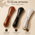Brown Black and White leather ornament color options